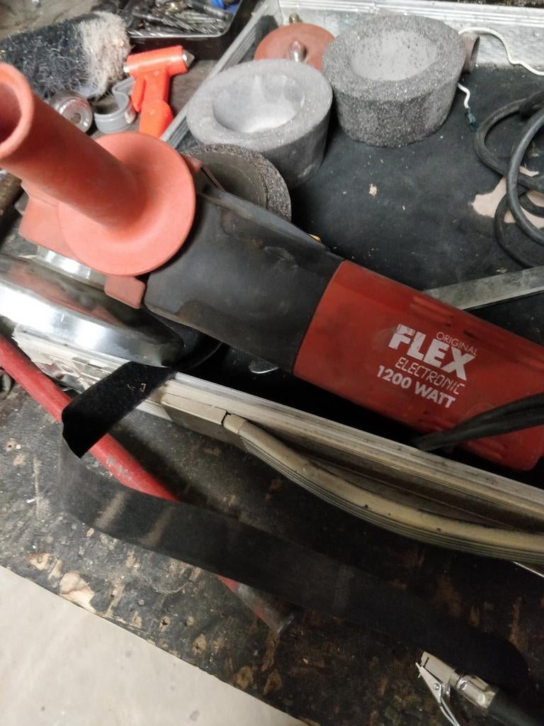 Flex Haakse Slijpmachine 1200W met accessoires, Ophalen of Verzenden