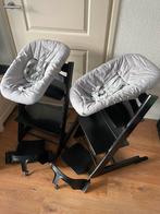 🩵 1of2 Zwarte Stokke Tripp Trapp Newborn 2stand Babyset 🧡, Kinderen en Baby's, Kinderstoelen, Ophalen, Zo goed als nieuw, Meegroeistoel