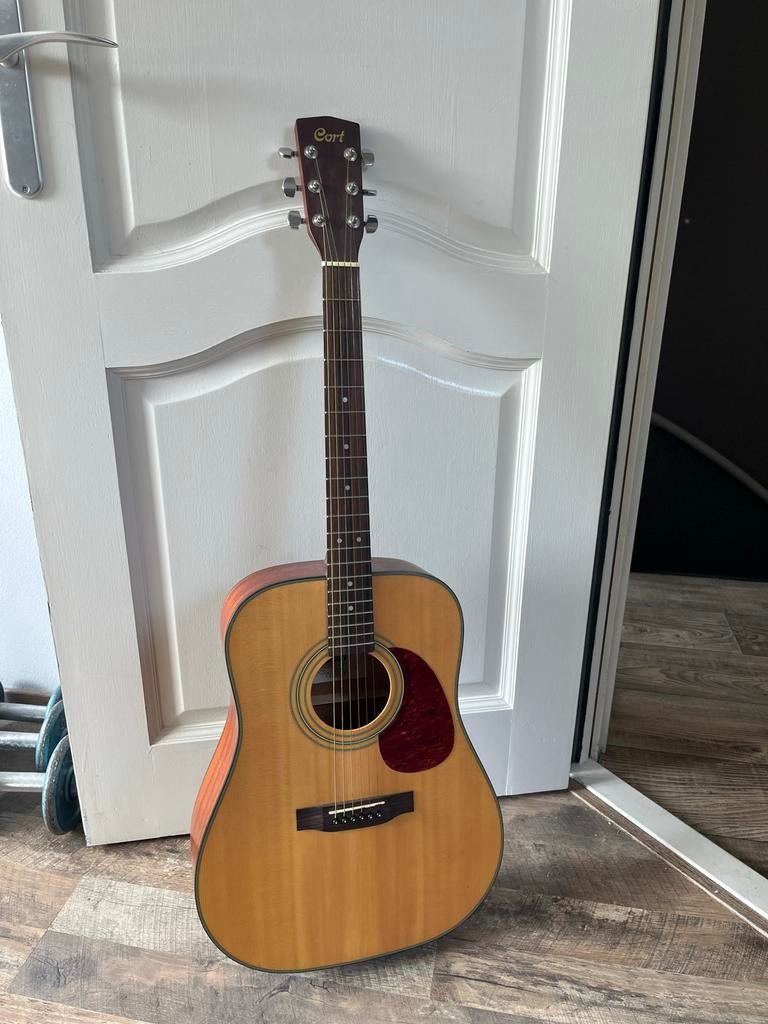 Cort Earth 70 NS – Prachtige akoestische gitaar Massief blad, Ophalen, Gebruikt, Western- of Steelstringgitaar, Met koffer