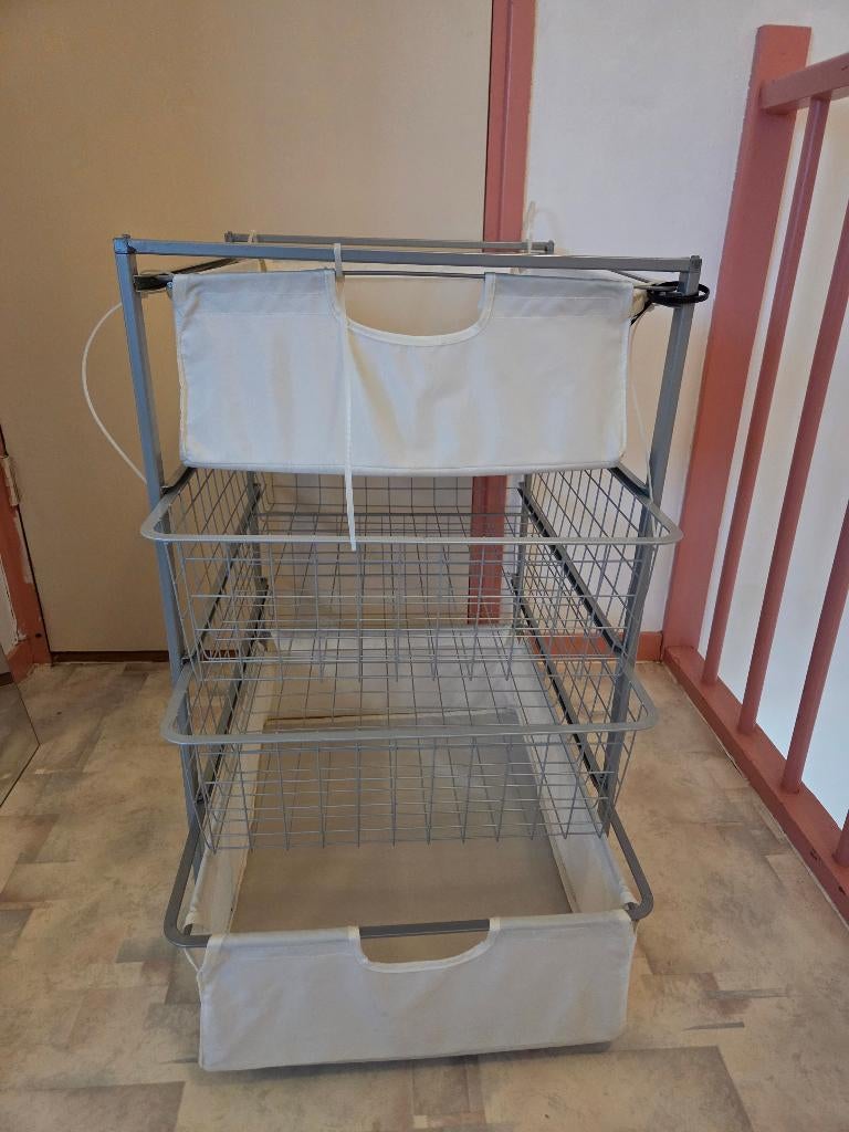 Metalen opbergrek, Ikea, Ophalen, Gebruikt