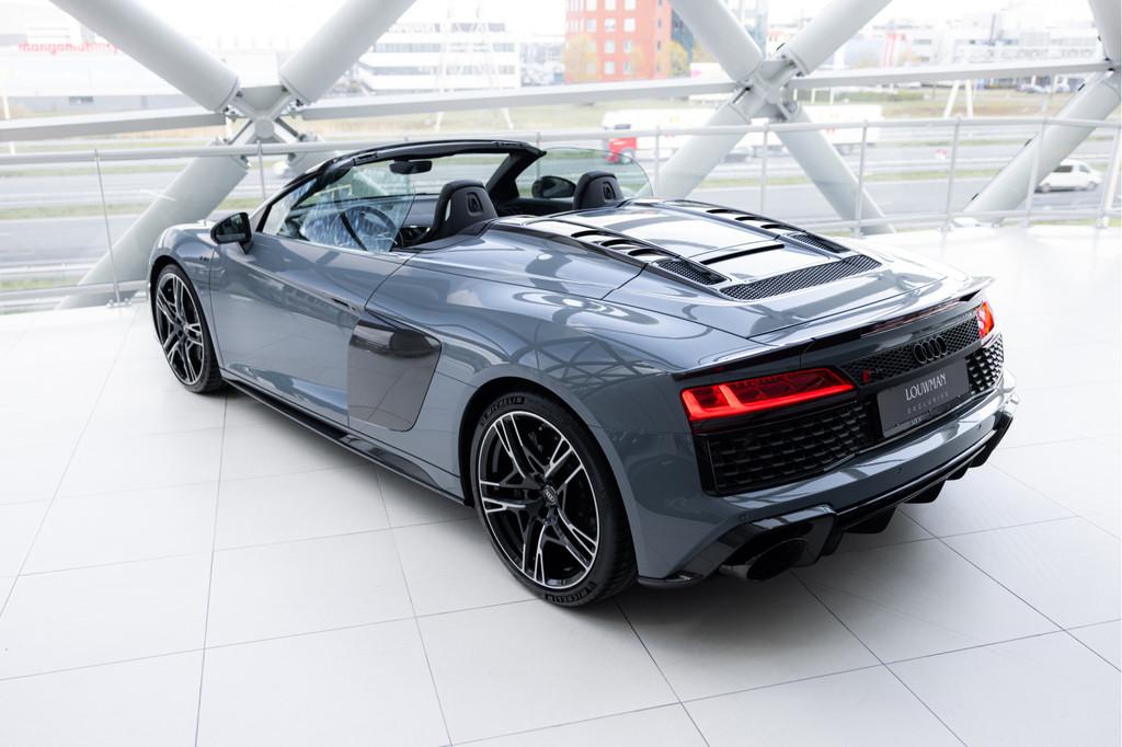 Audi R8 Spyder 5.2 V10 Performance Quattro | B&O | Kemora Gr, Auto's, Automaat, Lederen bekleding, Gebruikt, 5204 cc
