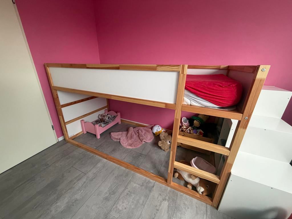 IKEA Kura hoogslaper bed - omkeerbaar kinderbed, Ophalen, Gebruikt, Hoogslaper