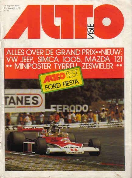 Autovisie 18 1976 : Ford Fiesta - VW Iltis - Simca 1000, Ophalen of Verzenden, Gelezen, Algemeen