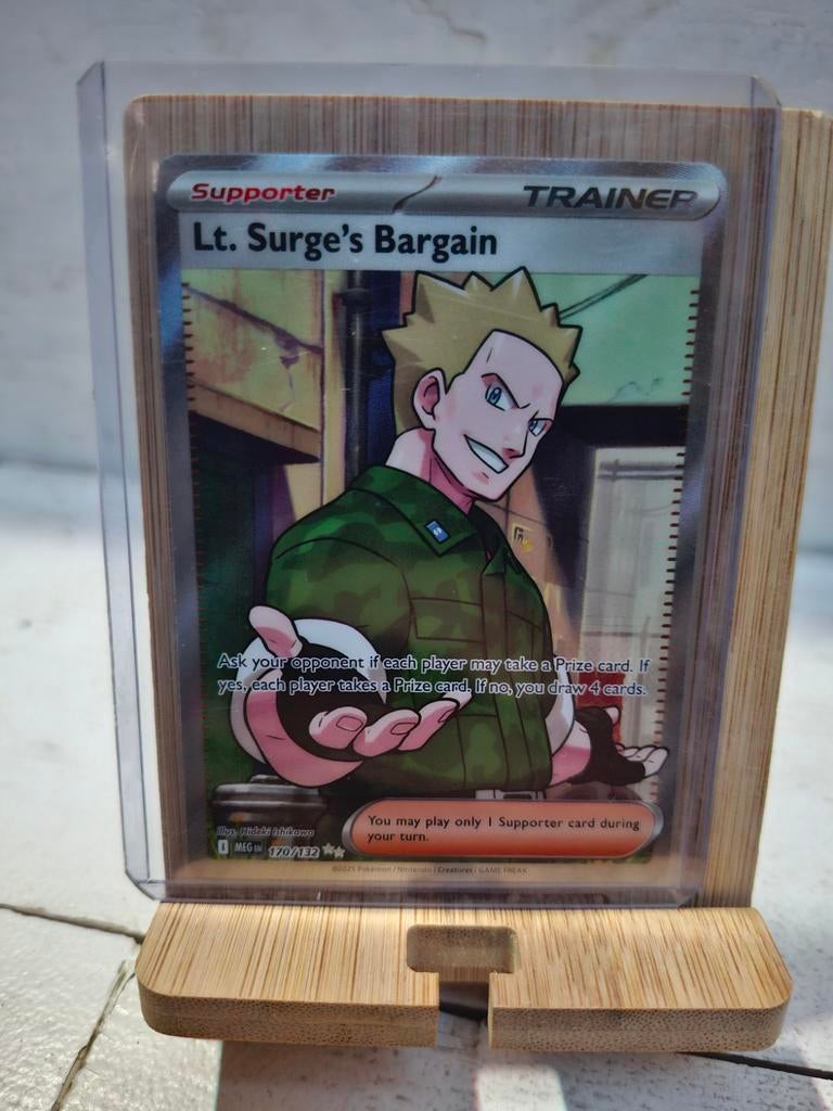 Lt. Surge's Bargain 170/132, Hobby en Vrije tijd, Verzamelkaartspellen | Pokémon, Ophalen of Verzenden
