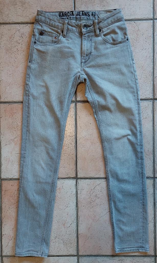 Garcia jeans Russo maat W28 L32 tapered fit 28/32 spijkerbro, Garcia, W32 (confectie 46) of kleiner, Ophalen of Verzenden, Grijs
