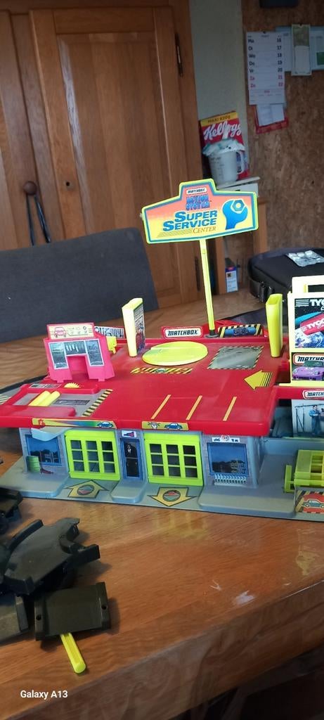 Matchbox Super Service Center garage 3 in 1, Ophalen, Gebruikt