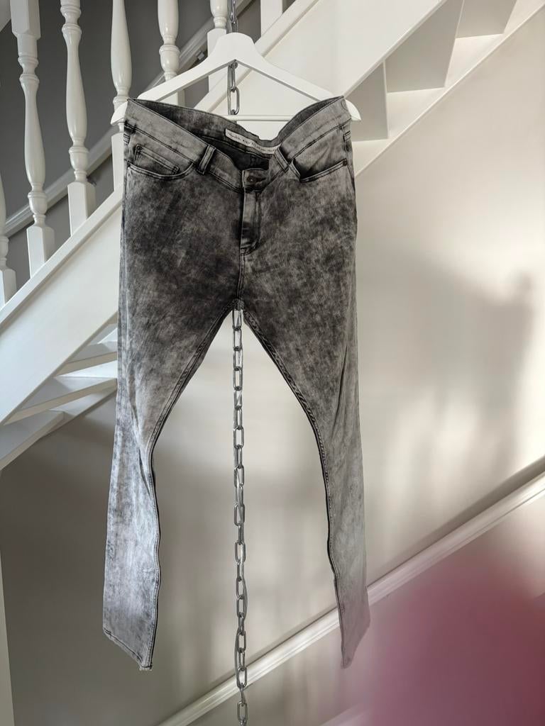 Jeans spijkerbroek grijs gemêleerd Vanilia maat 44, Ophalen of Verzenden, Zo goed als nieuw, Grijs, W33 - W36 (confectie 42/44)