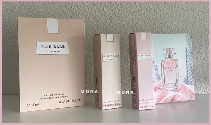 ElieSaab Le Parfum set 3 parfum samples proefjes testers, Verzenden, Nieuw