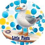 L1305 icing frosting meeuw 19cm eetbare taart print top, Hobby en Vrije tijd, Ophalen of Verzenden, Nieuw, Taarten, Versiering