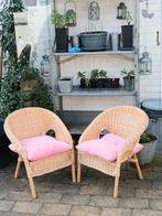 Rieten kinderstoeltjes met kussentjes, Ophalen, Gebruikt, Overige typen
