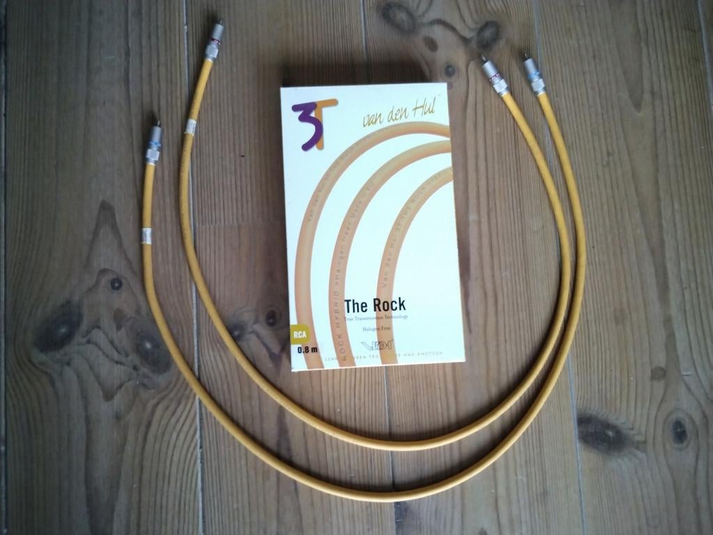 Van den Hul 3T The Rock interlink (0,8 meter ), Audio, Tv en Foto, Audiokabels en Televisiekabels, Ophalen, Zo goed als nieuw