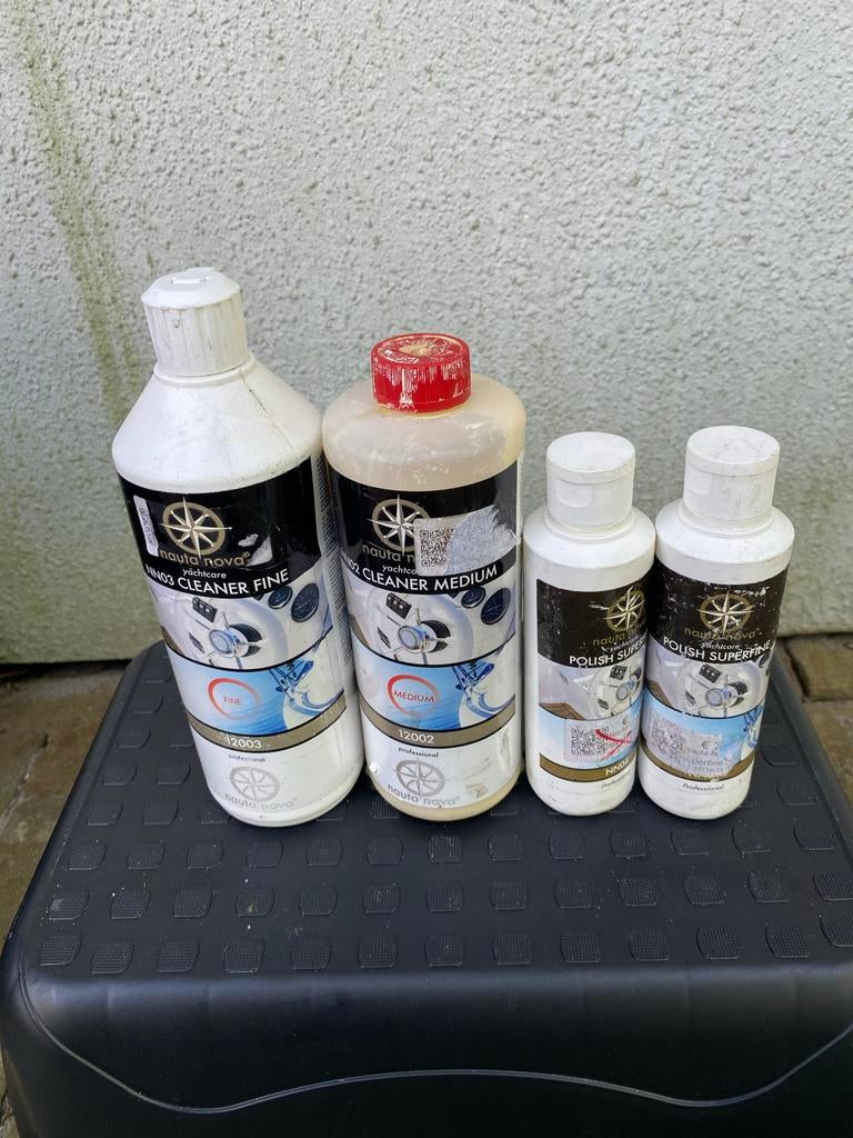 Nauta Nova Boot Polijstmiddelen Set - Showroomglans, Watersport en Boten, Ophalen of Verzenden, Zo goed als nieuw, Onderhoud en Reparatie
