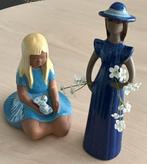 Prachtige set 70s van twee Jie Gantofta bloemenmeisjes, Ophalen of Verzenden, Zo goed als nieuw, Dier