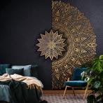 Fotobehang / Behang - Kunst - Gouden Mandala, Verzenden, Geel, Minder dan 10 m², Info@fotobehangkoning.nl