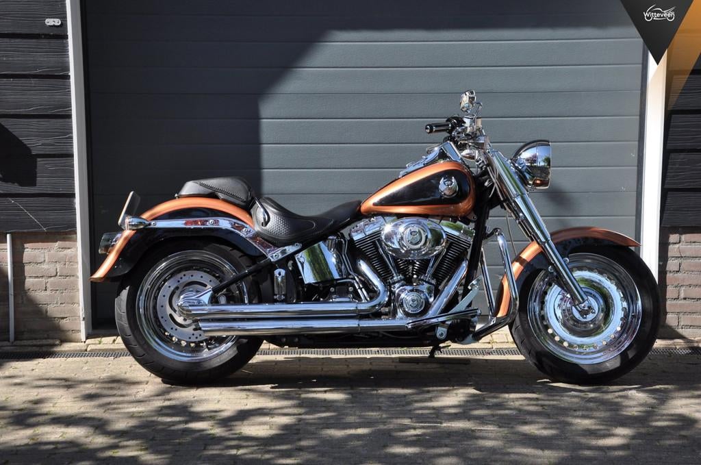 Harley Davidson FLSTF Fat Boy Anniversary 105 Zeer veel chro, Chopper, Bedrijf, Meer dan 35 kW, Info@witteveenmotoren.nl
