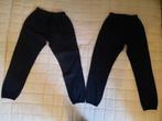 2 zwarte joggingbroeken maat S ( D25 ), Kinderen en Baby's, Kinderkleding | Maat 176, Ophalen of Verzenden, Zo goed als nieuw