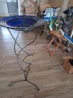 Decoratie schaal op standaard - 80cm hoog, Ophalen, Gebruikt, Schaal, Rond