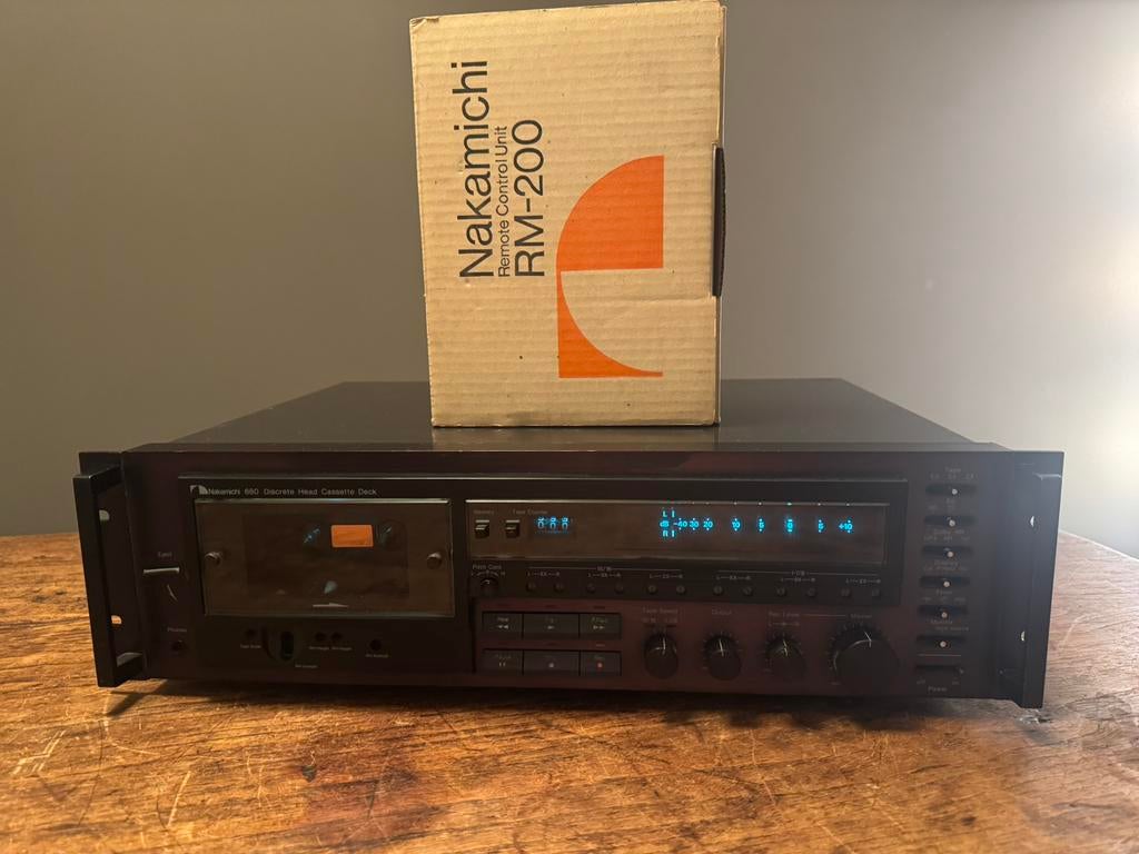 Nakamichi 680 plus RM200, Audio, Tv en Foto, Cassettedecks, Ophalen of Verzenden