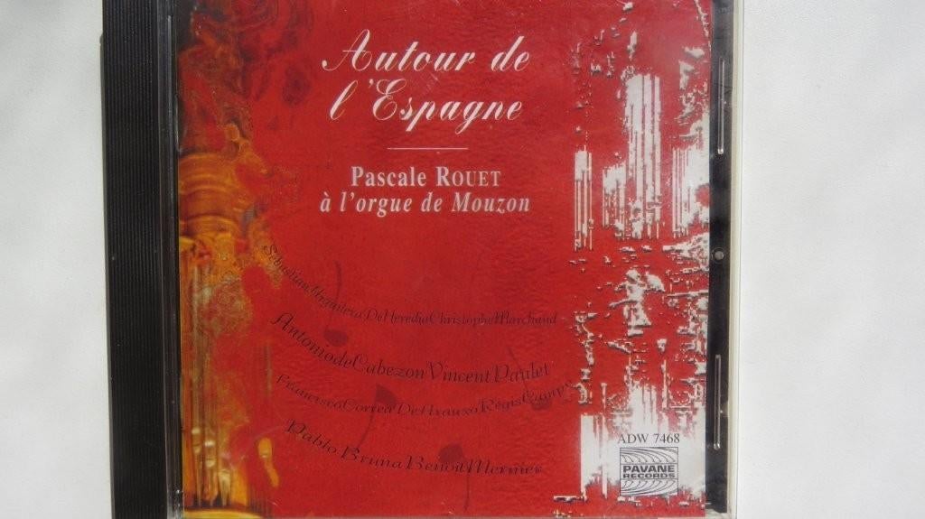 Cd orgel: Autour de l'Espagne, Pascale Rouet, Eglise Mouzon, Ophalen of Verzenden, Classicisme, Zo goed als nieuw, Kamermuziek