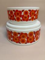 Vintage Arcopal Lotus Schalen Set, Gebruikt, Keramiek, Ophalen of Verzenden, Schaal of Schalen