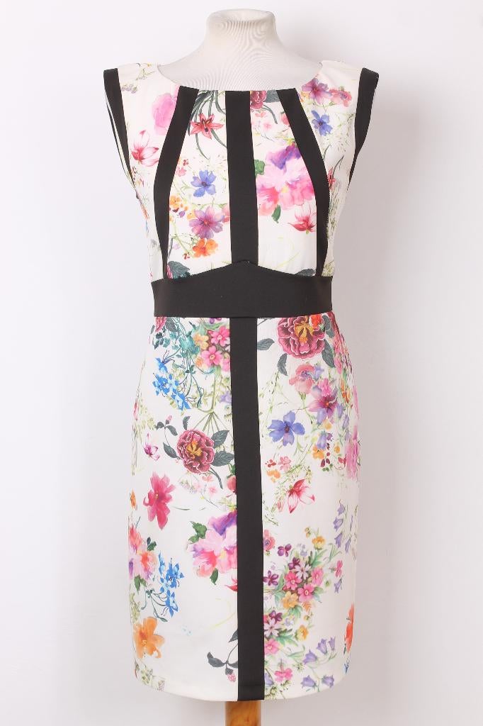 Zomer! Gebloemde jurk Rinascimento maat 42, Kleding | Dames, Ophalen of Verzenden, Zo goed als nieuw, Boven de knie, Rinascimento