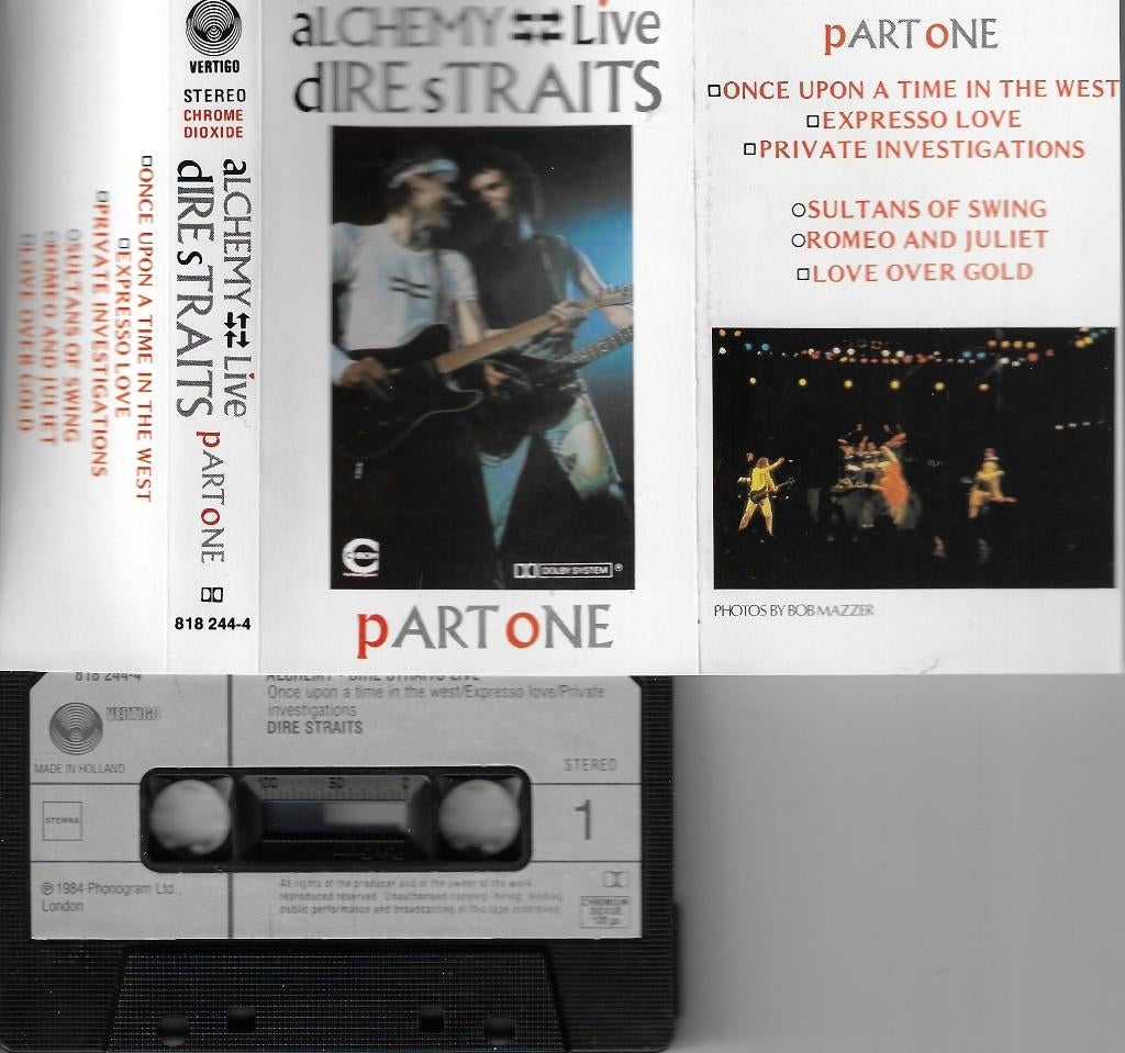 MC Dire Straits - Alchemy - Live Pt. 1, Verzenden, Zo goed als nieuw, Rock en Metal, 1 bandje