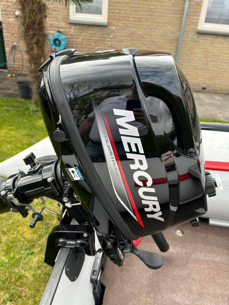 Mercury 5 pk 4 takt kortstaart buitenboordmotor van 2020, Watersport en Boten, Ophalen, Zo goed als nieuw, Motor en Techniek, Motorboot