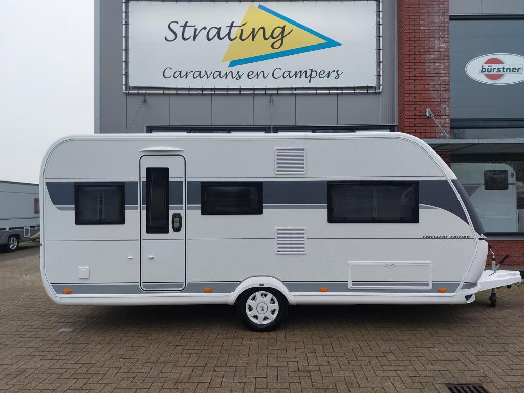 Hobby Excellent Edition 495 UL NIEUW!! ENKELE BEDDEN, Schokbreker, Rondzit, Hobby, Bedrijf