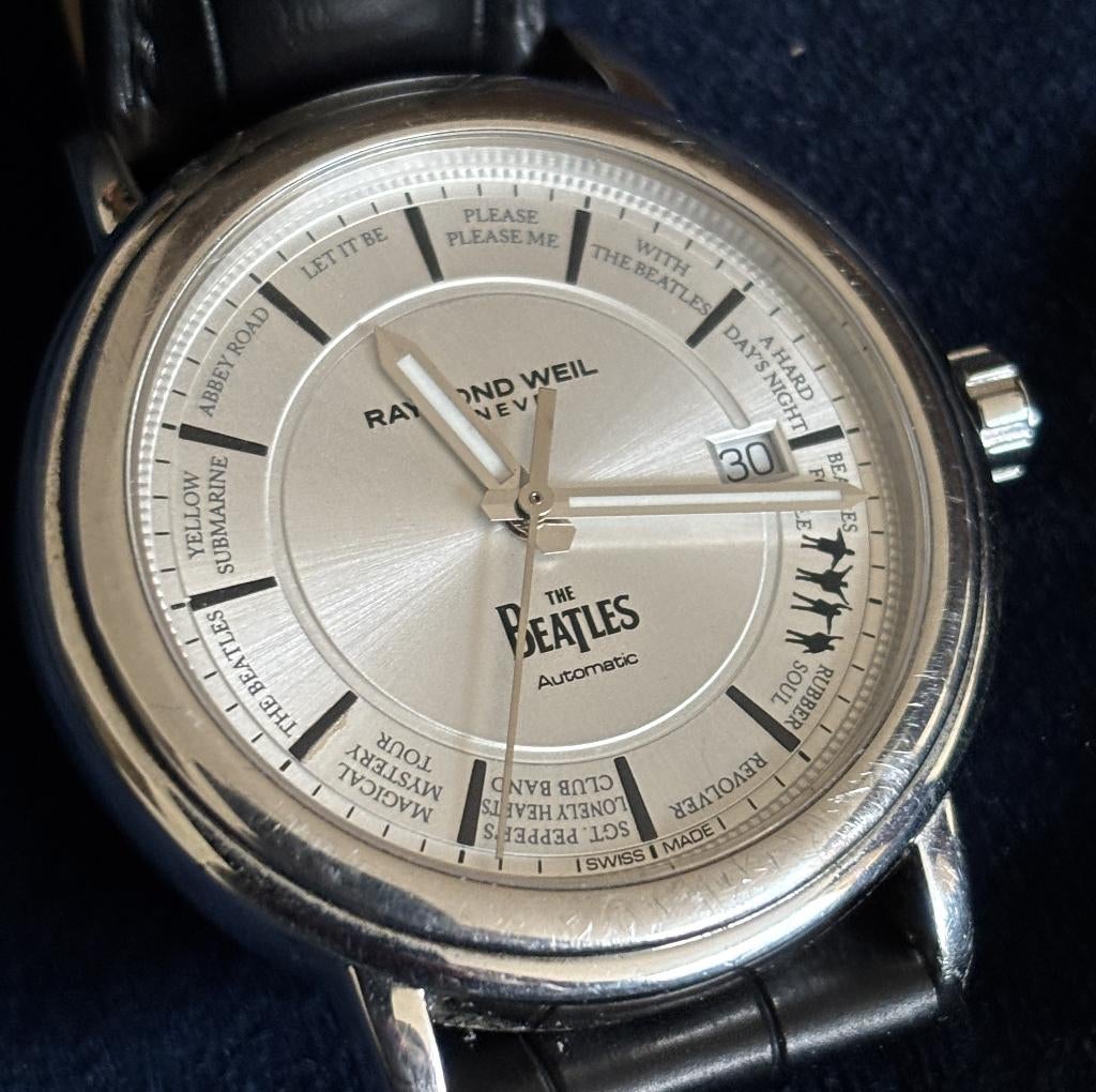 Buitenkansje Raymond Weil Beatles 2237-ST-BEAT1 mooi horloge, Overige merken, Staal, Polshorloge, Ophalen of Verzenden