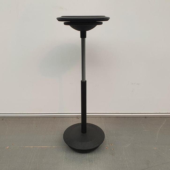 Wilkhahn Stitz - stoelkruk - kruk- zwart leder-nieuw in doos, Ophalen, 5 krukken of meer, In hoogte verstelbaar, 60 tot 90 cm