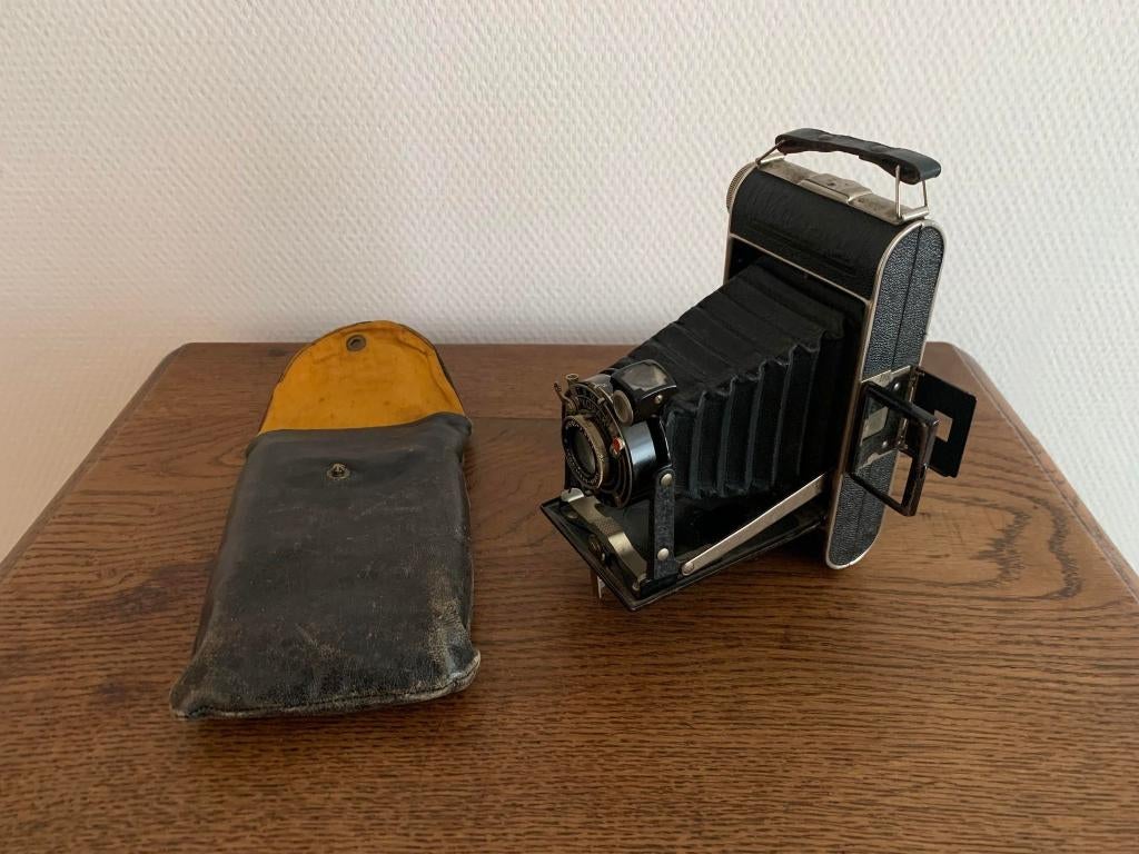 Antiek camera Kodak inklapbaar fototoestel fotocamera, Ophalen of Verzenden, Gebruikt, Compact, Kodak