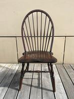Strakke mooie houten Windsor style stoel, Ophalen, Gebruikt, Bruin, Eén