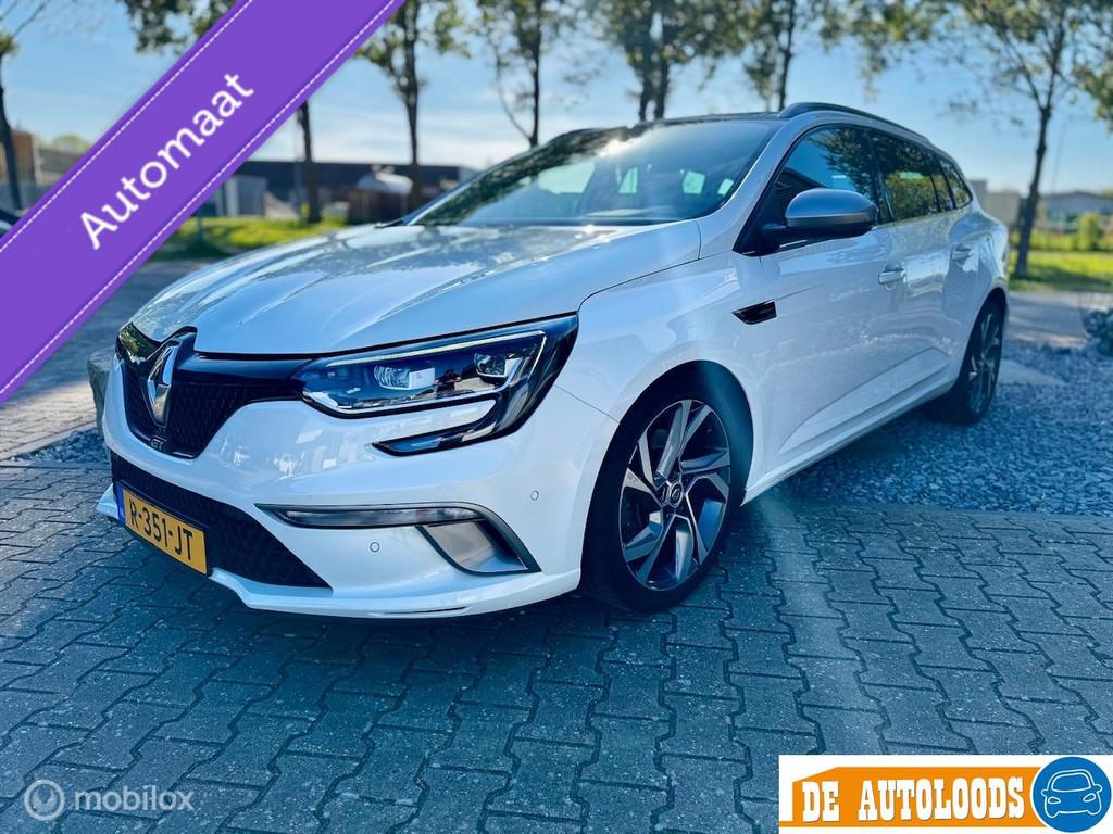 Renault Megane Estate 1.6 TCe GT RS 206PK Parelmoer Aut HUD, 1618 cc, Gebruikt, 4 cilinders, Wit