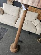 Vloerlamp hout trendy kap, Zonne-energie, Minder dan 50 watt, Staande lamp, Ophalen of Verzenden