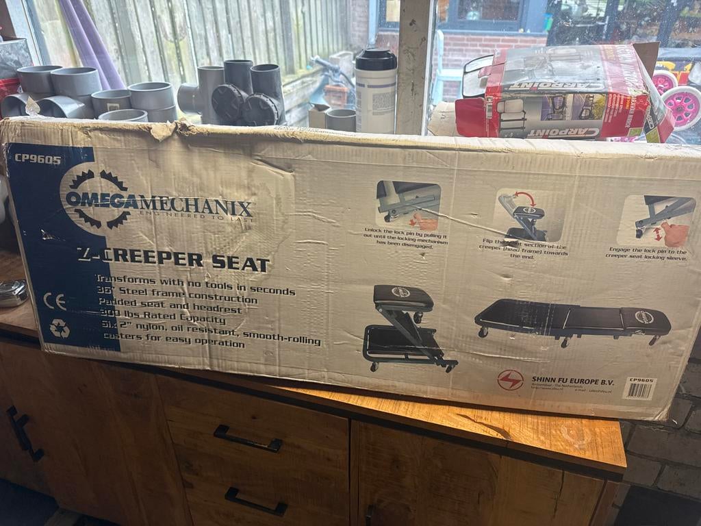 Omegamechanix Z-Creeper Seat, Auto diversen, Ophalen, Nieuw