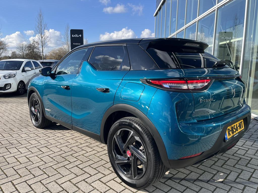 DS 3 Crossback E-Tense Performance Line+ 50 kWh Lmv|Nav| Sto, Auto's, DS, 136 pk, Gebruikt, Blauw, Alcantara