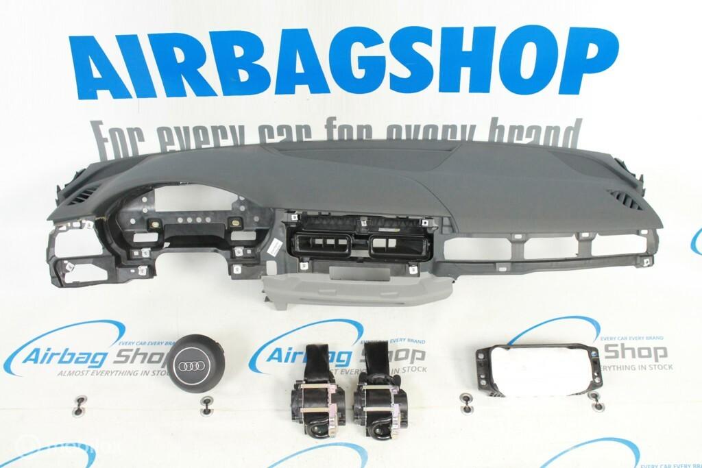 Airbag set - Dashboard 3 spaak licht grijs Audi A4 B9 8W, Auto-onderdelen, Gebruikt, Ophalen of Verzenden