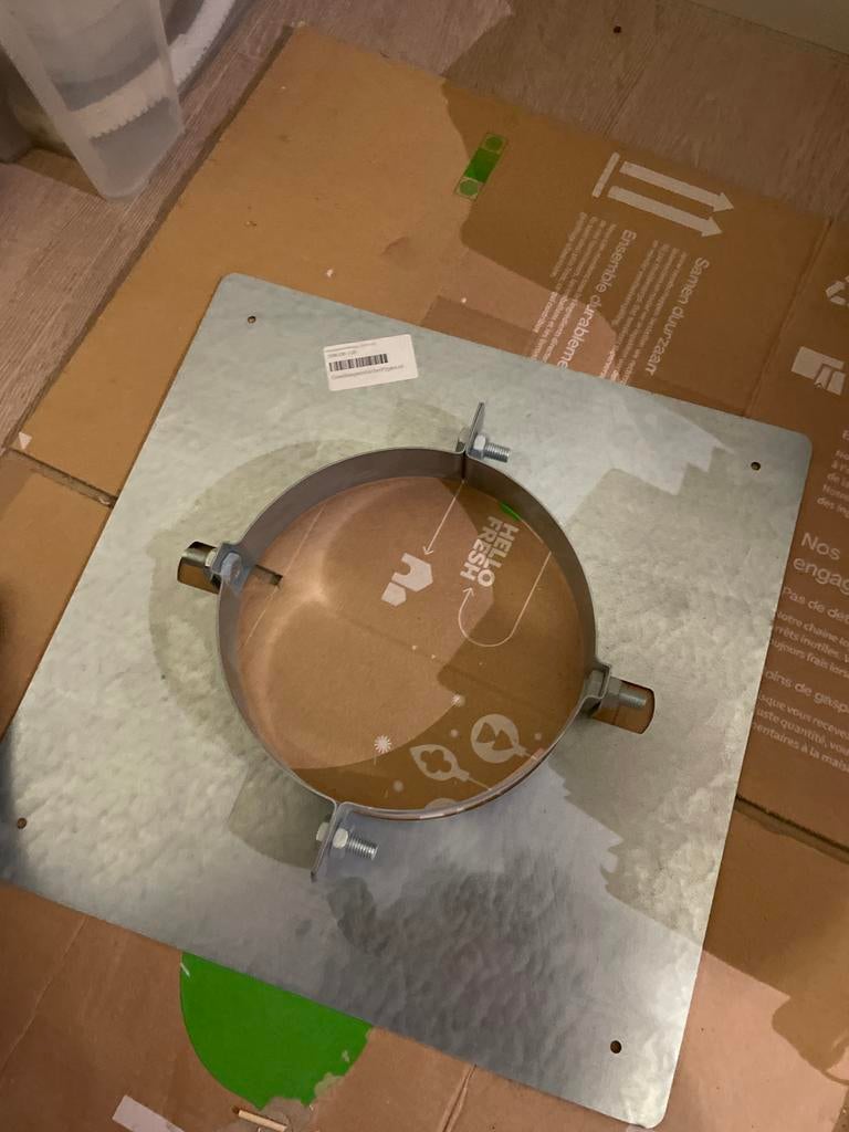 Nieuwe verdiepingsondersteuning (150/200 mm) voor kachelpijp, Huis en Inrichting, Kachels, Ophalen, Nieuw, Overige brandstoffen