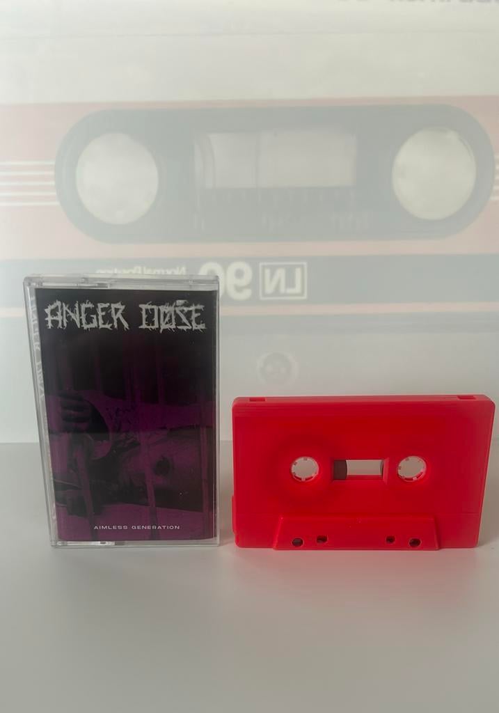 Anger Dose – Aimless Generation –  Cassette, Cd's en Dvd's, Cassettebandjes, Ophalen of Verzenden, Gebruikt, 1 bandje