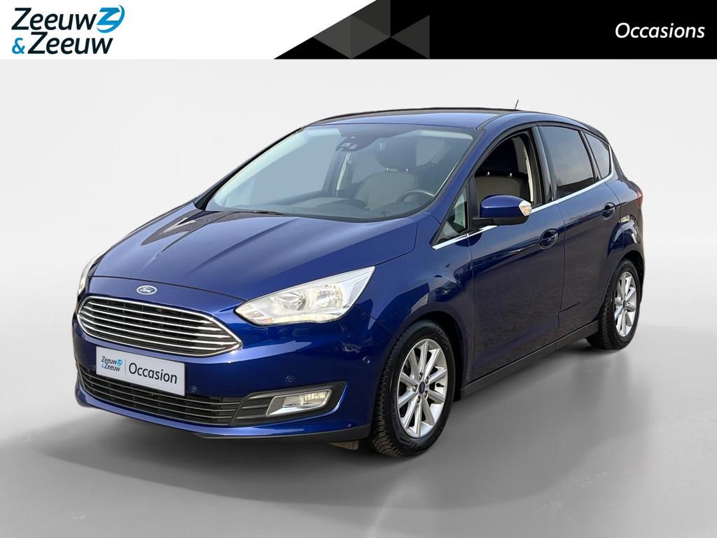 Ford C-Max 1.0 Titanium | Dealer onderhouden | Navigatie | A, 12 maanden, Gebruikt, Euro 6, Blauw