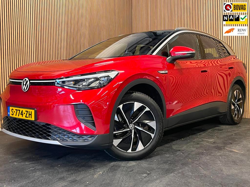 Volkswagen ID.4 Pro 77 kWh|93%SOH|HEAD-UP|MASSAGE|ELEK.STOEL, Auto's, Volkswagen, Automaat, Achterwielaandrijving, Gebruikt, Zwart