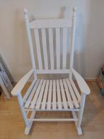 Witte schommelstoel, Ophalen, Wit, Zo goed als nieuw, Eén