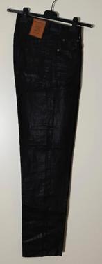 BOOK'S zwarte broek 100% linnen (wax effect) maat M, Maat 38/40 (M), Verzenden, Book's, Zwart
