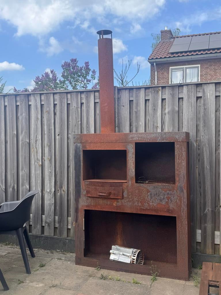 Buiten haard, Tuin en Terras, Ophalen, Gebruikt