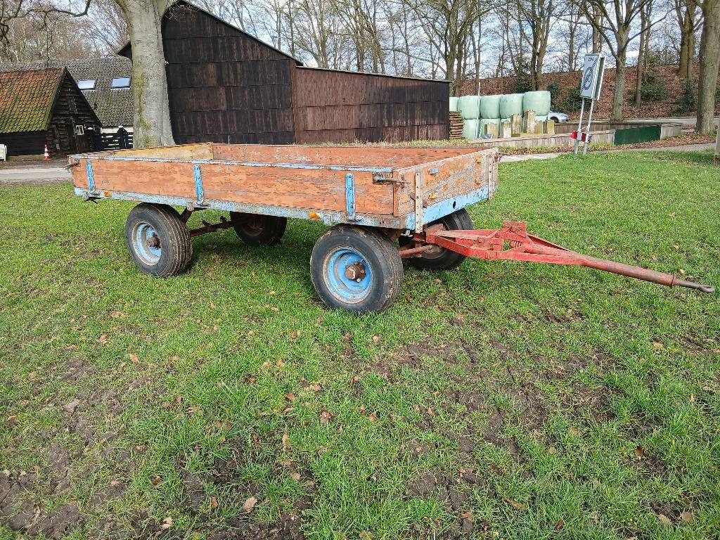 Platte wagen hooiwagen landbouwwagen, Ophalen, Overige typen