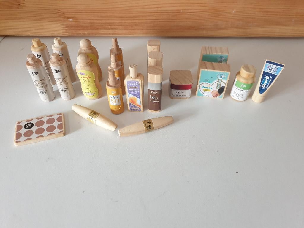 21 ETOS Houten Mini's Spaaractie, Overige supermarkten, Ophalen of Verzenden