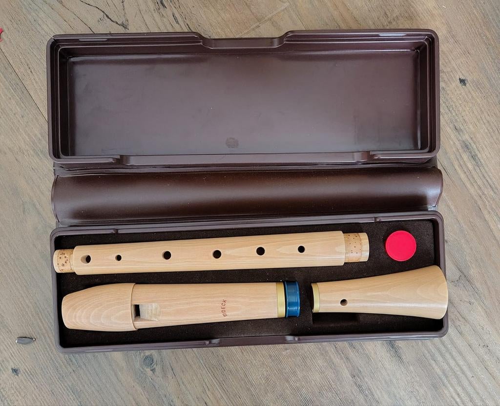 Moeck Alt blokfluit, Ophalen of Verzenden, Zo goed als nieuw, Alt, Met koffer, hoes of etui