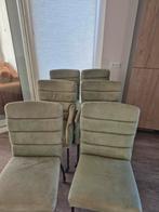 Set van 6 eetkamerstoelen model Fresco, Huis en Inrichting, Stoelen, Ophalen, Gebruikt, Overige kleuren, Leer