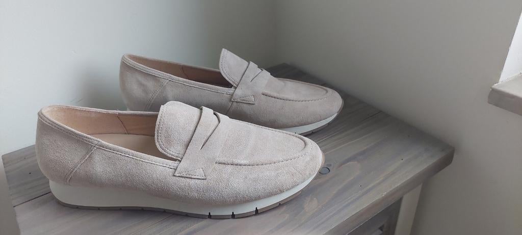 Beige loafers Gabor maat 42,5 (breedte G), Kleding | Dames, Schoenen, Ophalen of Verzenden, Zo goed als nieuw, Beige, Instappers