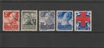 Nederland 1927, NVPH 203 t/m 207, Gestempeld., Verzenden, T/m 1940, Gestempeld